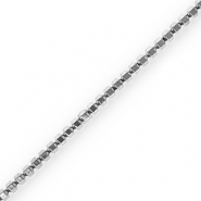 Kralen van hematite hexagon Silver
