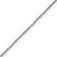 Kralen van hematite rondelle Silver