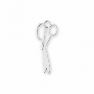 Metaal bedels scissors Silver