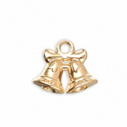 Metaal bedels christmas bells Gold