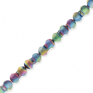 Kralen van hematite shell Purple-green-AB coating
