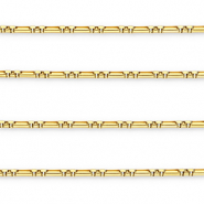 Benodigdheden van Stainless steel Roestvrij staal (RVS) jasseron rectangle Gold
