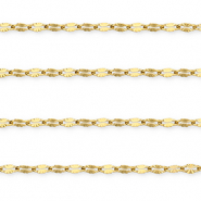 Benodigdheden van Stainless steel Roestvrij staal (RVS) jasseron oval Gold