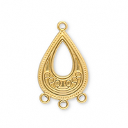 Benodigdheden van Stainless steel Roestvrij staal (RVS) hangers drop with 3 loops Gold