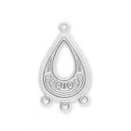 Benodigdheden van Stainless steel Roestvrij staal (RVS) hangers drop with 3 loops Silver