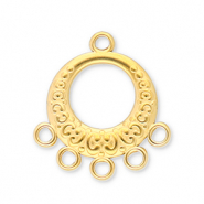 Benodigdheden van Stainless steel Roestvrij staal (RVS) hangers round with 5 loops Gold