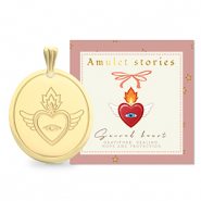 BY31&reg; Bedels van Stainless steel Roestvrij staal (RVS) sacred heart Gold