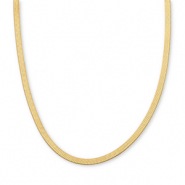 BY31&reg; Kettingen van Stainless steel Roestvrij staal (RVS) snake Gold