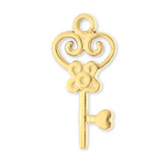 Bedels van Stainless steel Roestvrij staal (RVS) key Gold