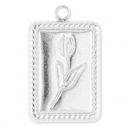 Bedels van Stainless steel Roestvrij staal (RVS) Silver