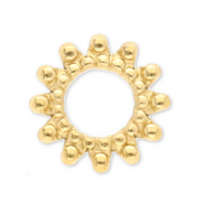 Benodigdheden van Stainless steel Roestvrij staal (RVS) bedels / tussenstuk Bali ring Gold