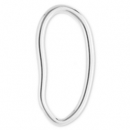 Benodigdheden van Stainless steel Roestvrij staal (RVS) tussenstuk oval Silver