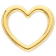 Benodigdheden van Stainless steel Roestvrij staal (RVS) tussenstuk heart Gold