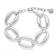 Armbanden van Stainless steel Roestvrij staal (RVS) Silver