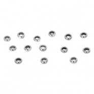 Kralen van Stainless steel Roestvrij staal 2.5mm (RVS) Silver