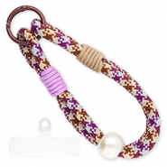 Musthave telefoonkoord incl. bevestiging Purple-brown-beige-grey-ivory white