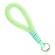 Musthave telefoonkoord pluche Pastel green-mint green