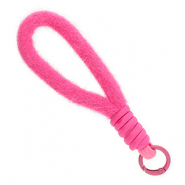 Musthave telefoonkoord pluche Dark pink