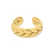 Ringen van Stainless steel Roestvrij staal (RVS) Gold