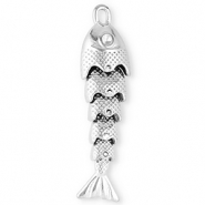 Bedels van Stainless steel Roestvrij staal (RVS) fish Silver