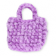 Gehaakte tasjes handgemaakt Purple
