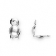 Benodigdheden van Stainless steel Roestvrij staal (RVS) kalotjes 2.4mm Silver