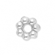 Kralen van Stainless steel Roestvrij staal (RVS) spacer Bali ring 3mm Silver