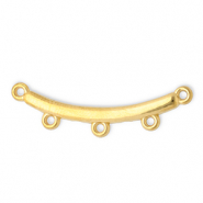 Benodigdheden van Stainless steel Roestvrij staal (RVS) tussenstuk arch with 3 loops Gold