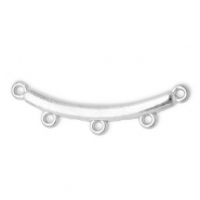 Benodigdheden van Stainless steel Roestvrij staal (RVS) tussenstuk arch with 3 loops Silver