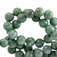 Kralen natuursteen serpentijn en marmer 8mm Pine green