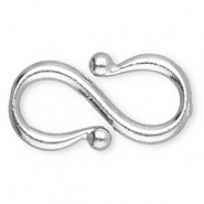 Benodigdheden van Stainless steel Roestvrij staal (RVS) S-haak sluiting Silver