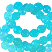 6 mm kralen natuursteen Aquamarine blue