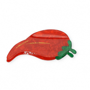 Haaraccessoires haarklem chili pepper Pearl shine red-pearl shine green-gold