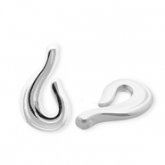 Metaal bedels DQ&reg; hook Antiek zilver (nikkelvrij)