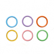 Metaal onderdelen DQ&reg; buigring 10mm Multicolour