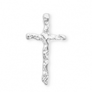 Metaal bedels DQ&reg; cross Antiek zilver (nikkelvrij)