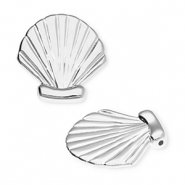 Metaal bedels DQ&reg; shell Antiek zilver (nikkelvrij)