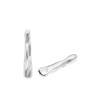 Metaal bedels DQ&reg; bar Antiek zilver (nikkelvrij)