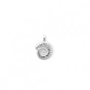 Metaal bedels DQ&reg; shell Antiek zilver (nikkelvrij)