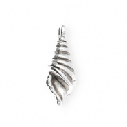 Metaal bedels DQ&reg; shell Antiek zilver (nikkelvrij)
