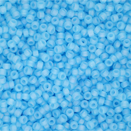 Miyuki 11/0 rocailles Matted Lt. Blue AB 11-0148FR