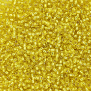 Miyuki 15/0 rocailles Silver Lined Yellow 15-0006