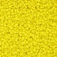 Miyuki 15/0 rocailles Opaque Yellow 15-0404