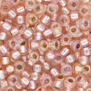 Miyuki 6/0 rocailles Silverlined Ab Light Blush Beige 6-1023