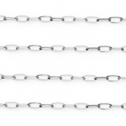 Schakelkettingen van Stainless steel Roestvrij staal (RVS) Silver