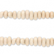 Keramiek kraal pebble-shaped Light semolina beige