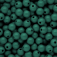 10 mm kralen van DQ acryl shiny Mediterranea green 19-4517 TCX