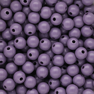 10 mm kralen van DQ acryl shiny Purple haze 18-3718 TCX