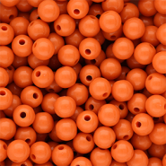 10 mm kralen van DQ acryl shiny Orange peel 16-1359 TCX