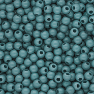 6 mm kralen van DQ acryl shiny Cameo blue 15-4414 TCX